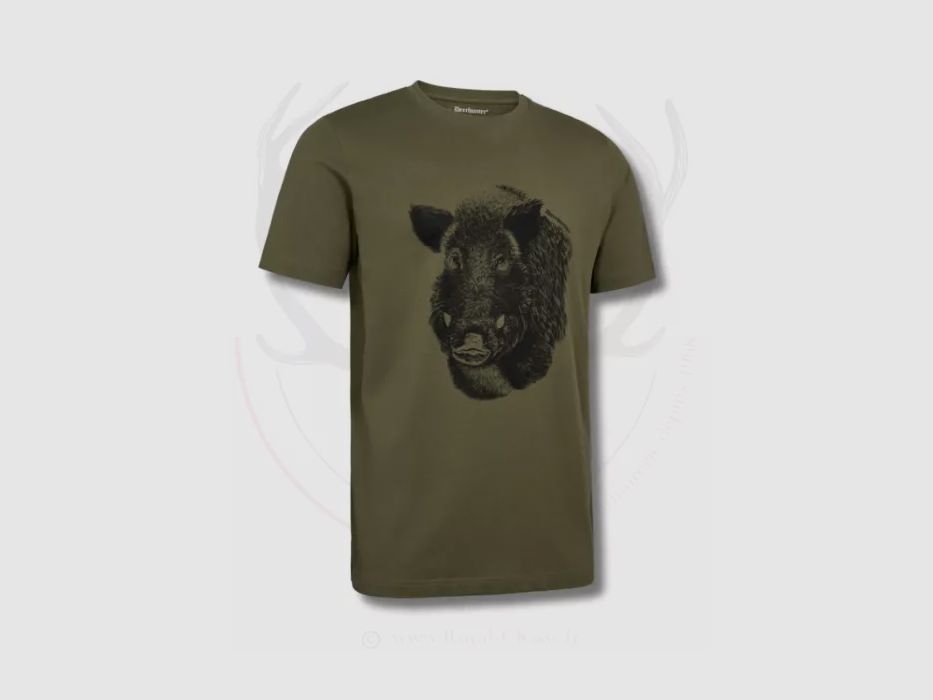 T-Shirt Jaxon Glen Kaki DEERHUNTER, image 1 sur 3