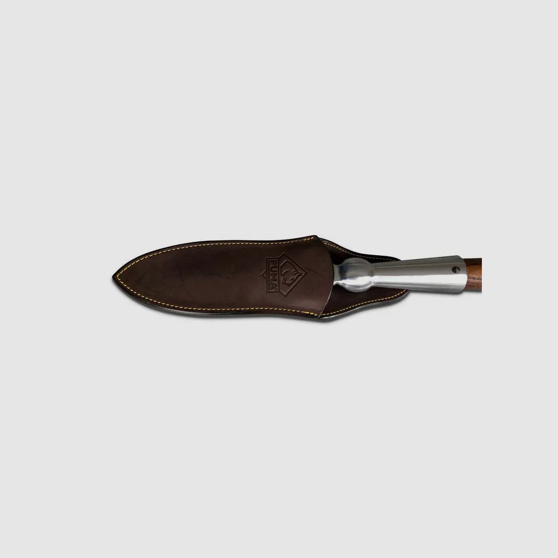 Leren schede voor zwijn speer kogelpunt 923591