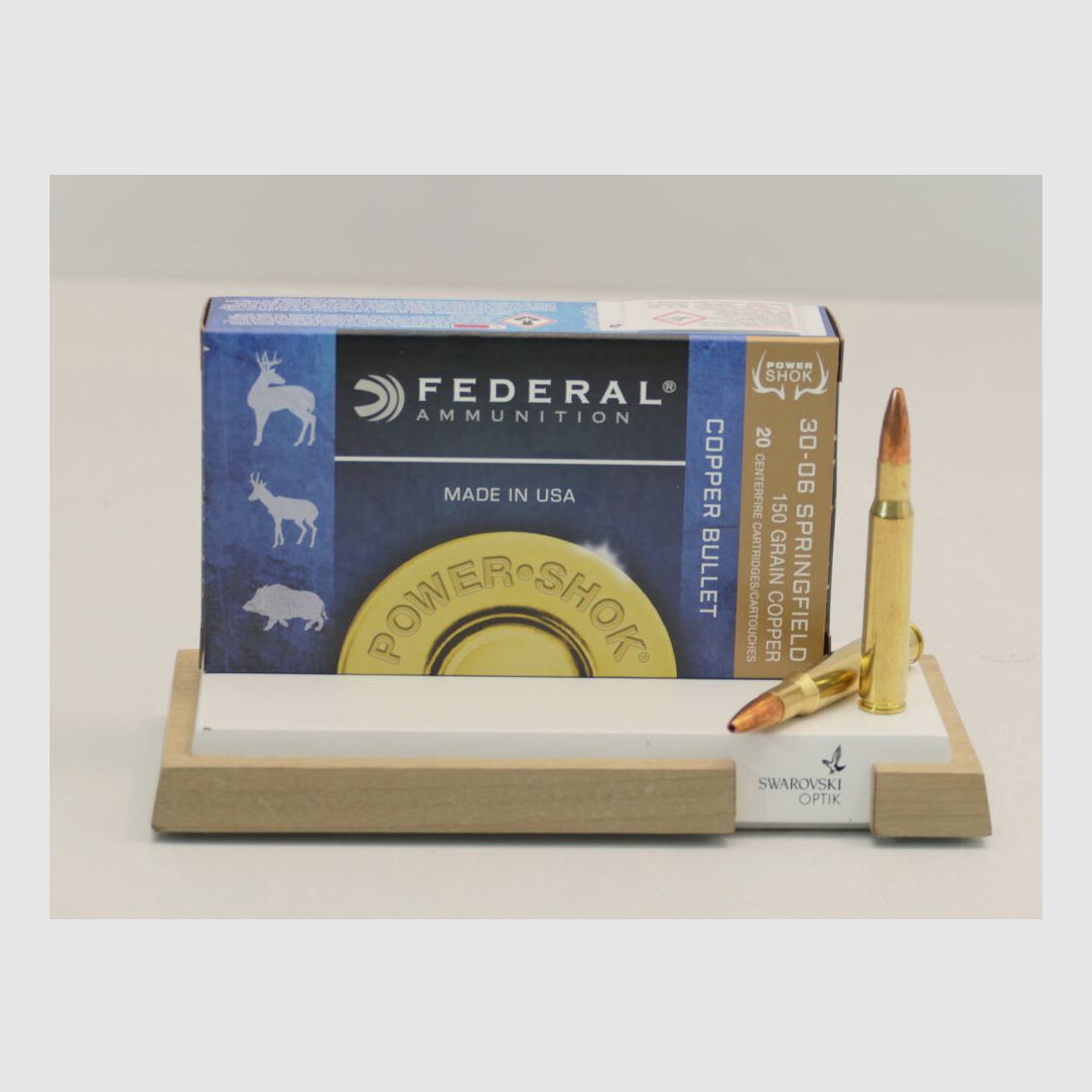 Federal Copper Power Shok 150grs à20 .30-06 Spring.