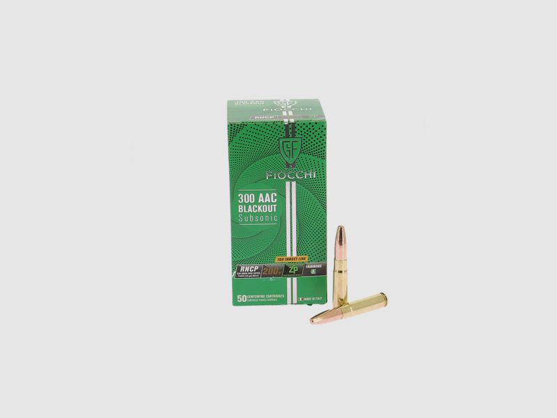 FIOCCHI 300 AAC RNCP Blackout SUBSONIC