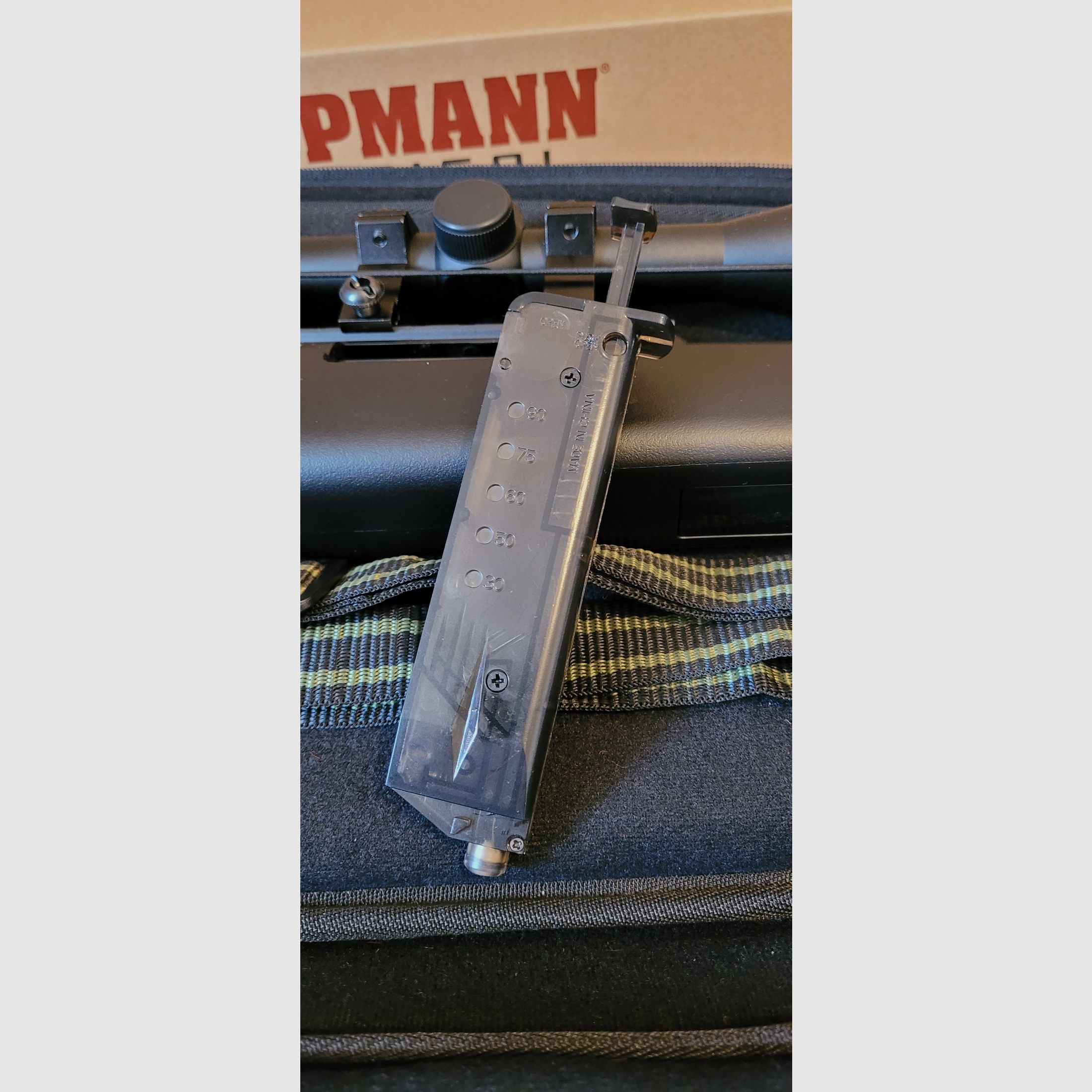 Well M700 sniper rifle incl. bipod / scope Springer 6mm BB black