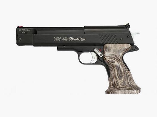 Pistola ad aria Weihrauch HW 45 Black Star