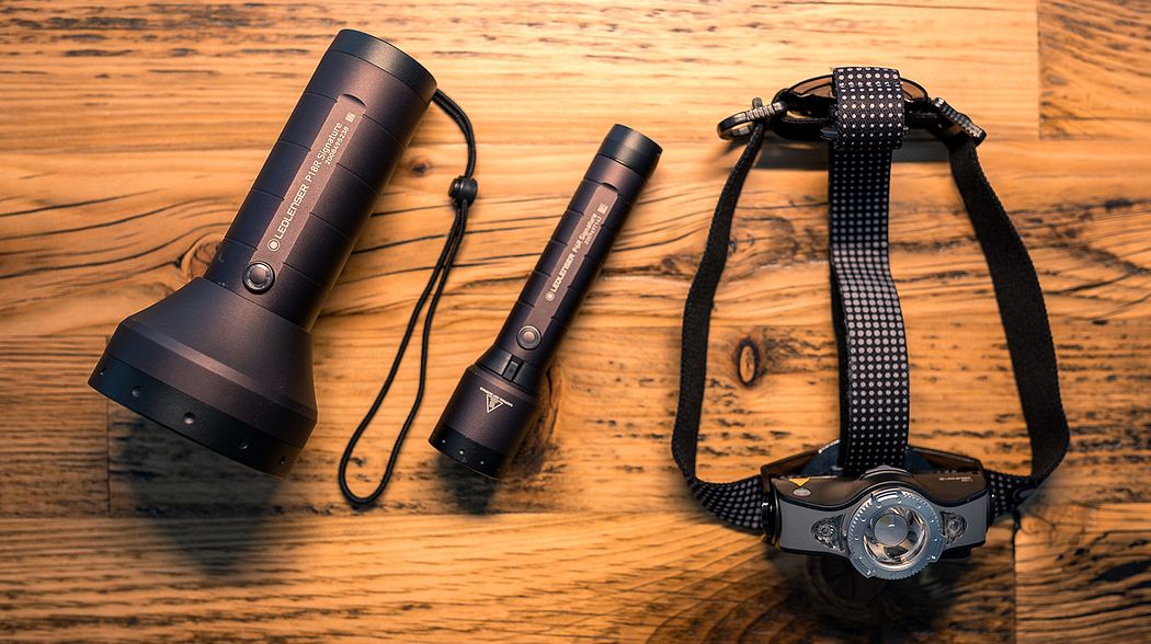 Ein Jäger braucht genau drei Taschenlampen - Test LedLenser P6R Signature, MH11 und P18R Signature