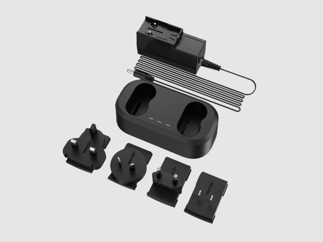 Hikmicro Habrok Pro Dual Bay Ladegerät HM-20322ZC