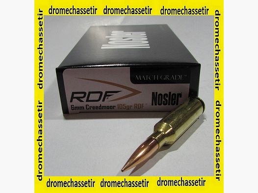 Nosler Pudełko kal. 6mm Creedmoor 105 grains 105 grs RDF HPBT 60135