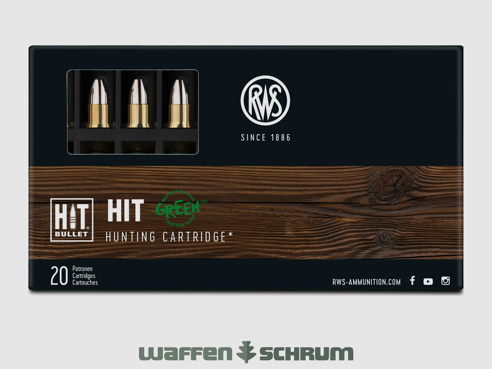 RWS HIT 2,6g - 40gr .223Rem