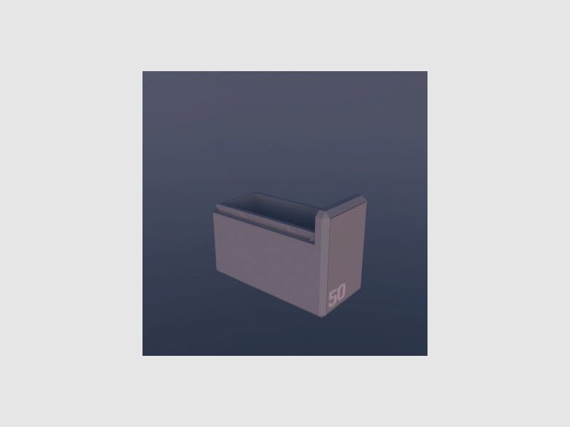 Filamelt Munitionsbox / .50 Beowulf / ‘Schiebedeckel’ / Patronenbox, Ammo Box