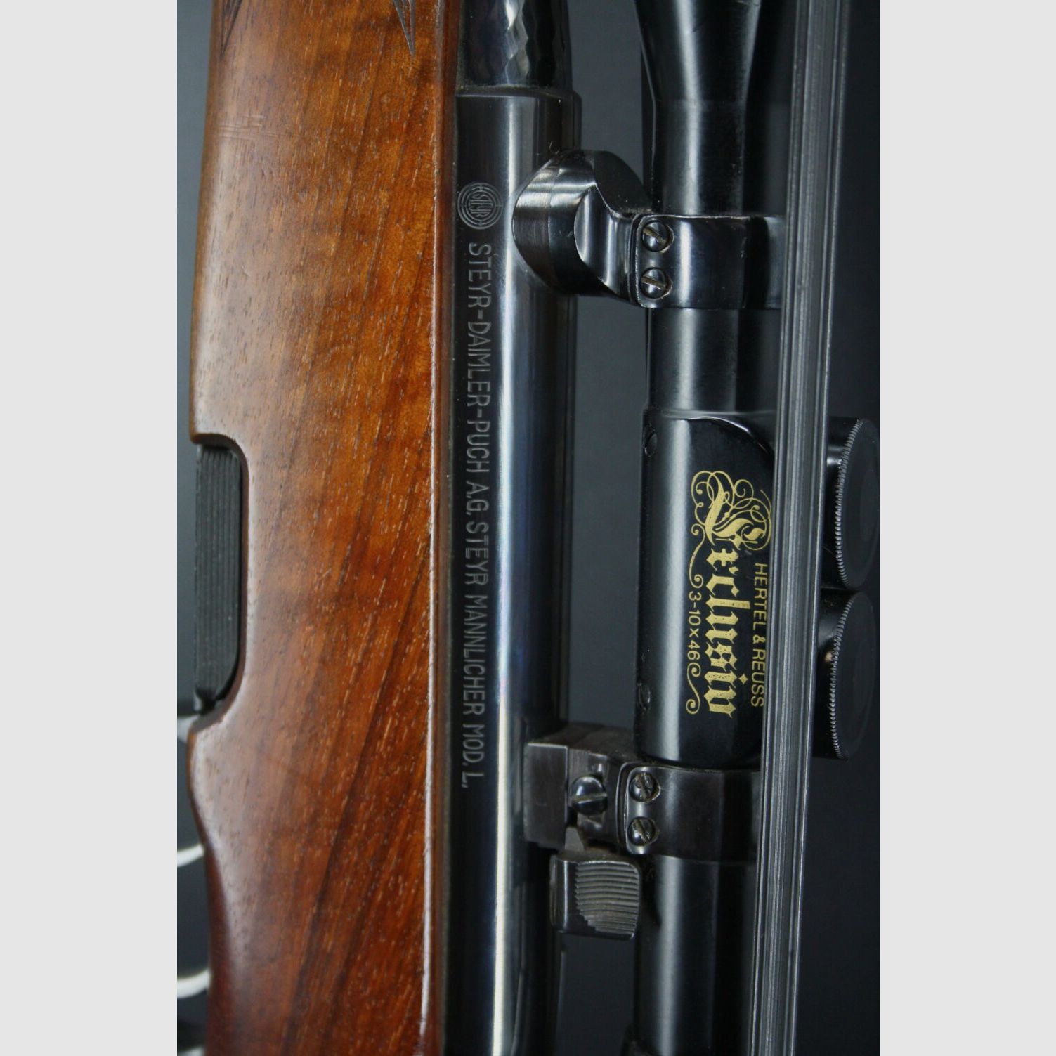 Steyr Mod L caliber .243Win swivel mount scope Hertel & Reuss Mod L