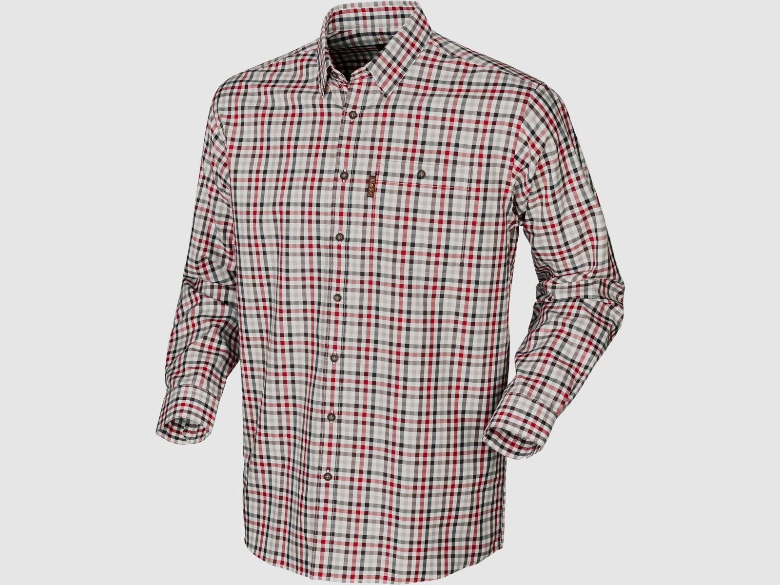 Härkila Hemd Milford in Jester Red Check