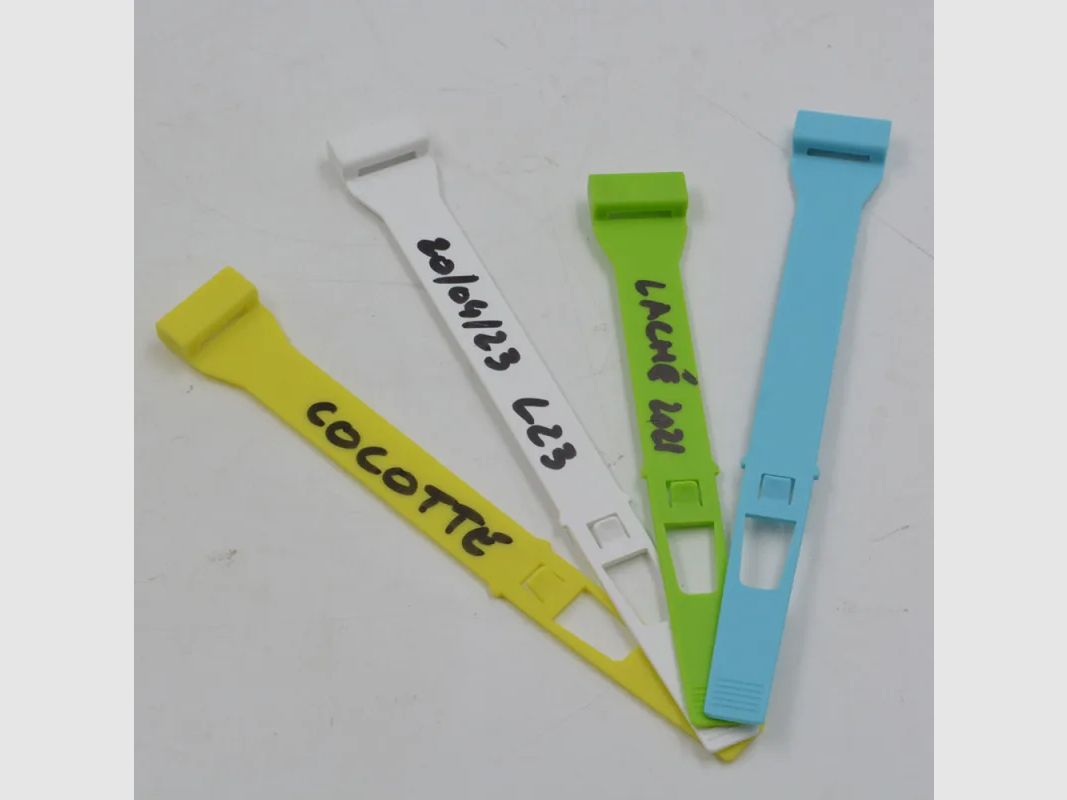 10 E-Z Seal Tag Rings Ø 18 mm, image 2 of 5