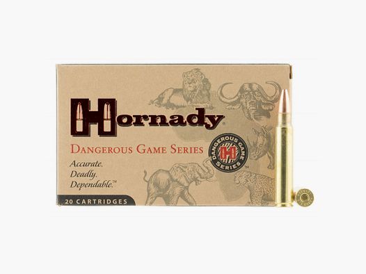 CAJA DE 20 PATRONES HORNADY 458 WIN 500 GRS DGS SPF