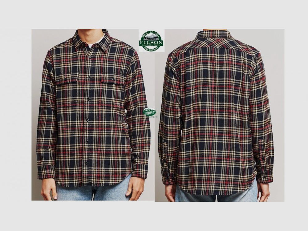 FILSON Flanellhemd kariert blau/rot, Bild 1 von 2