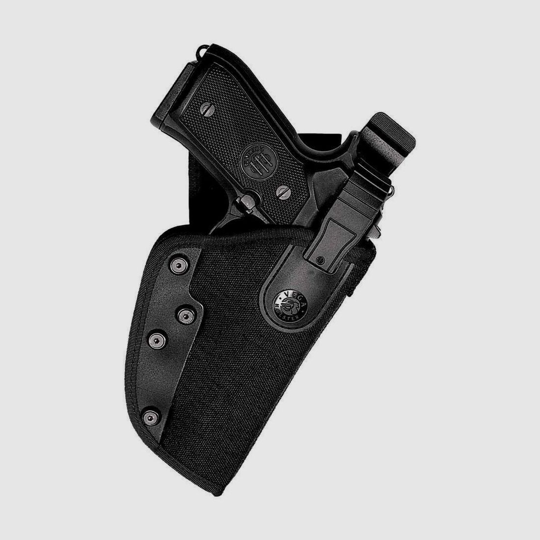 OWB-Holster mit Stop-Snap-Funktion Glock 20/21/29/30/36, H&K USP/P30L, SFP9-VP9, Walther P99/PPQ/m2 Rechtshänder