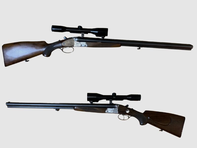 Perforación Krieghoff Cal. 7x65R & 16/70 ZF: Hunsoldt Wetzlar 6x42