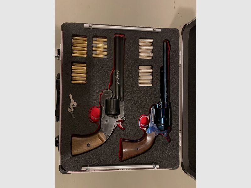 Umarex & ASG Bundle inkl. Koffer - M1985 Nagant, Smith&Wesson, Peacemaker, ASG Shofield