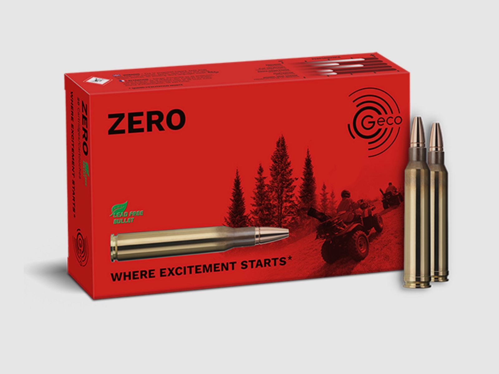 Geco 2318822 Zero .300 Win. Mag. 8,8g 136grs. Bleifrei 20 Stk, Bild 1 von 7