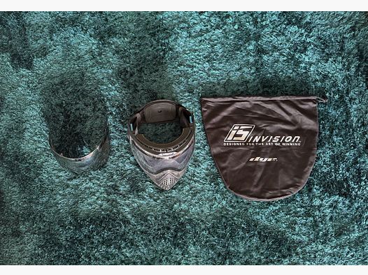  Dye i5 Maske – Onyx Black | Quasi neu | Nur 1x getragen