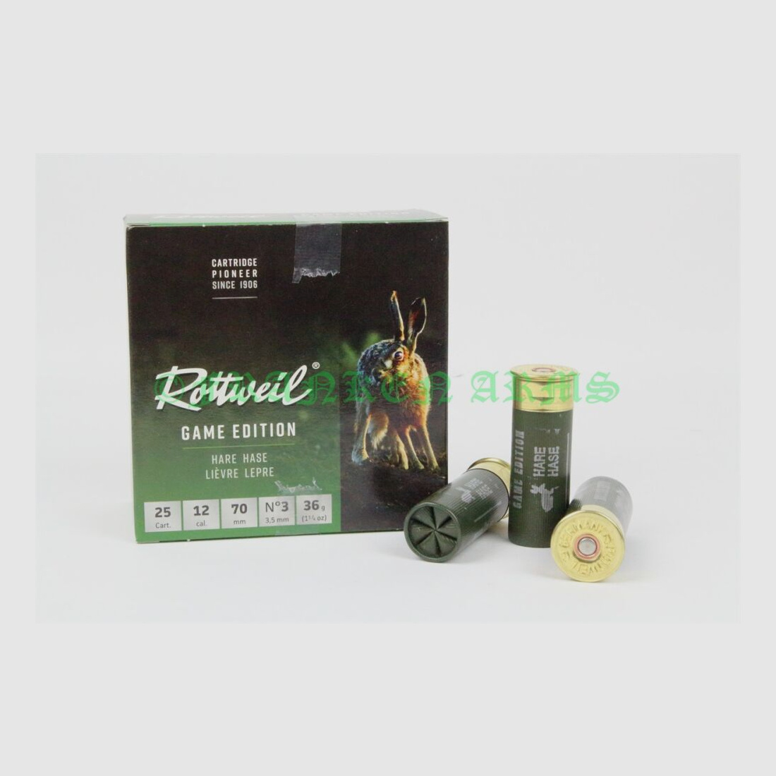 Rottweil Game Edition HASE 12/70 3,5mm 25Stück Staffelpreise