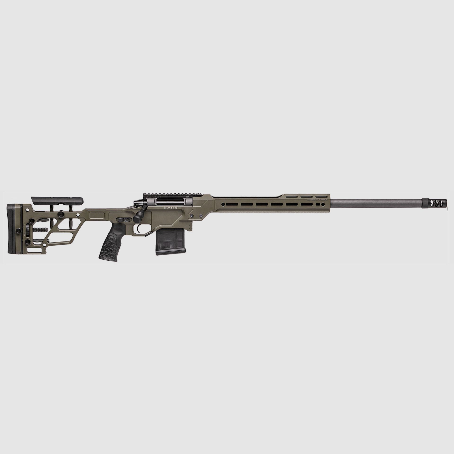 Daniel Defense DELTA 5 Pro 26″ Varmint Olive Drab – 6 mm Creedmoor, Bild 1 von 2