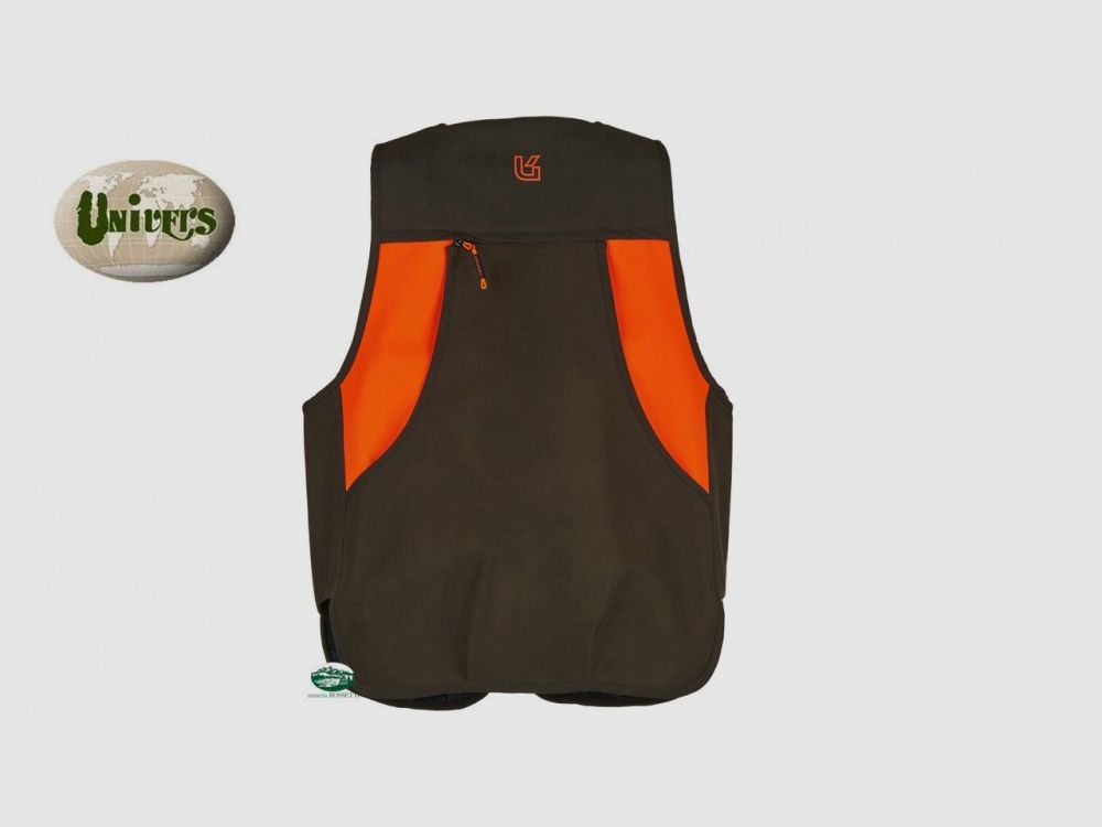 UNIVERS Gilet Merano U-TEX orange 93191, Bild 2 von 2