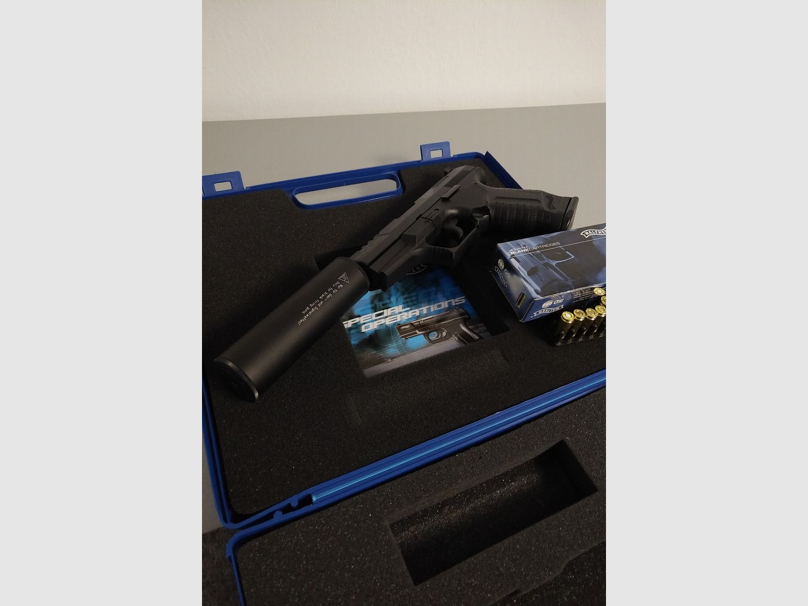Walther 2006 P99 PAK Gas Signaal 007 Special Operations PTB 762 James Bond Beperkte Editie 0202/1000, afbeelding 1 van 13