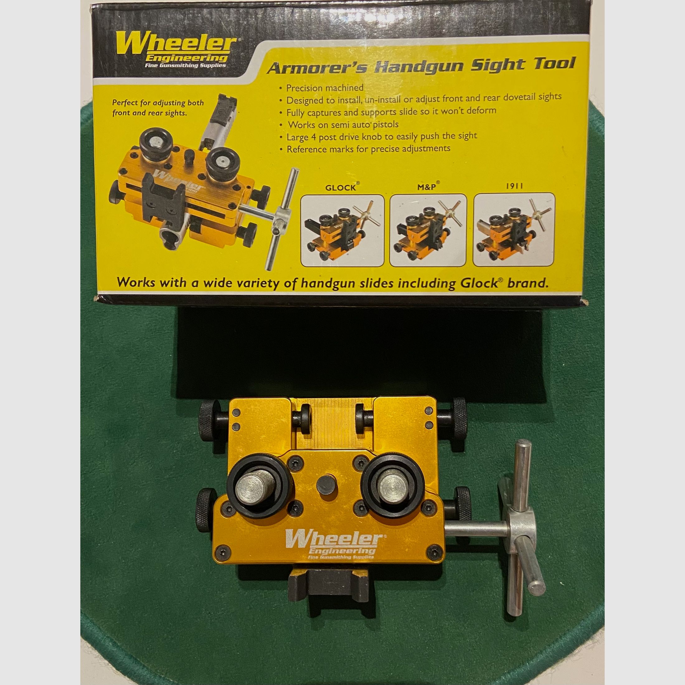 Montagewerkzeug für Visierungen & Zielfernrohre  - Sight Movers - Wheeler Armorers Handgun Sight Tool