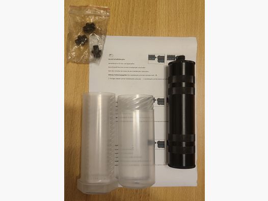 Silenciador negro para armas de fogueo