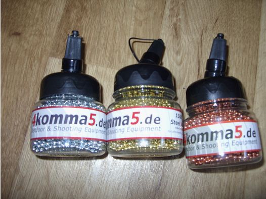 Steel BBs 4,5 mm  3 x 1.500 Stück = 4.500 Stück verschiedene