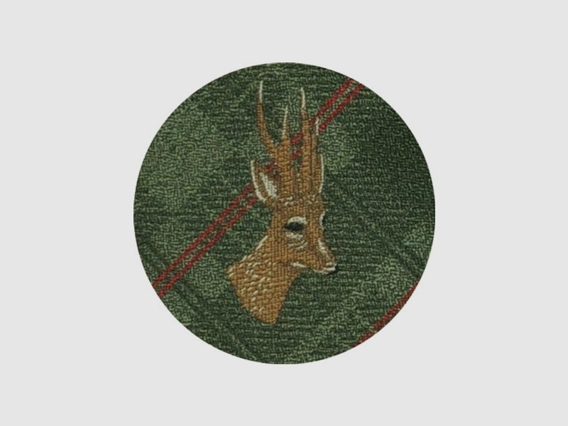 Krawatte Rebock - mit rotem Karo