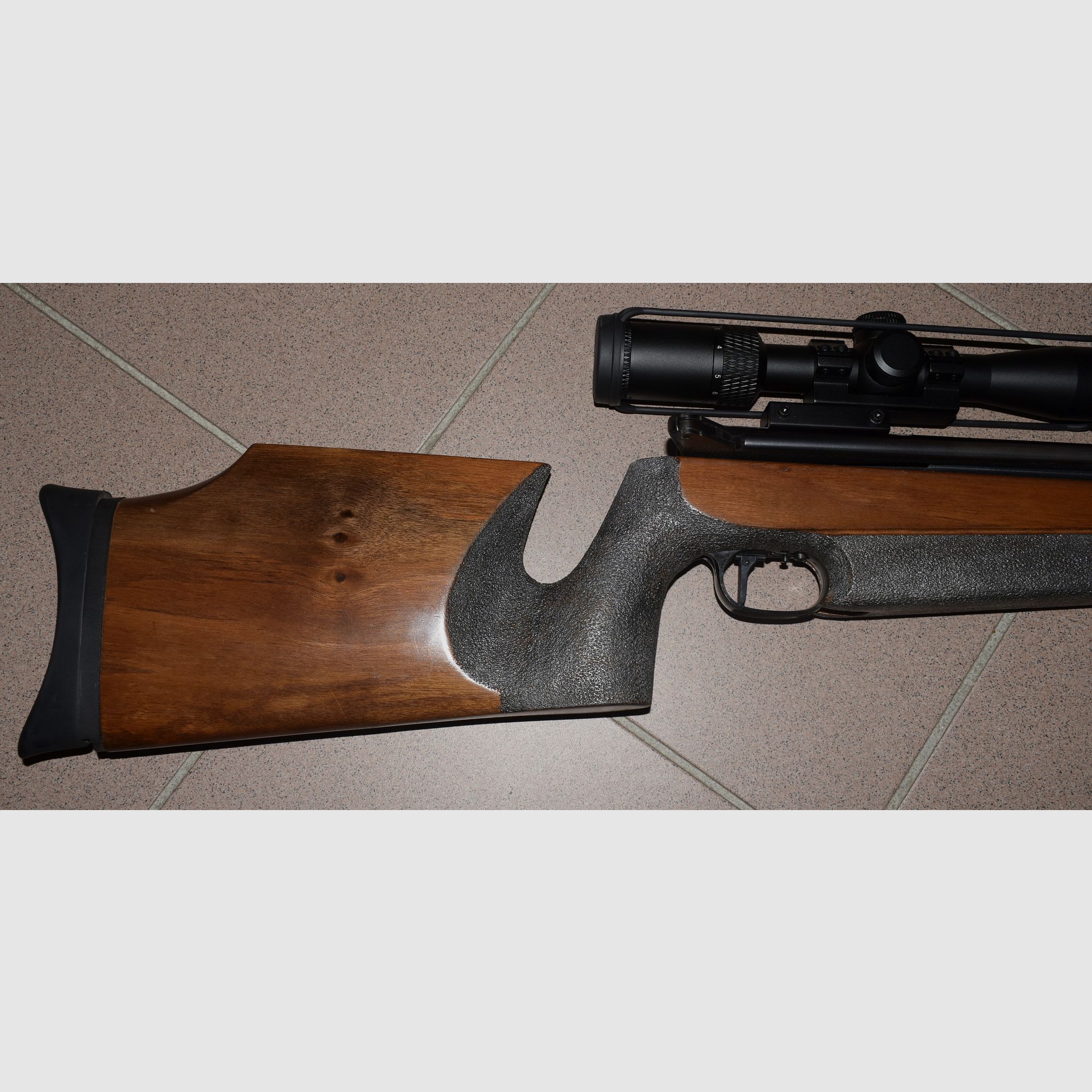 Air rifle Walther LGR sniper conversion completely revised