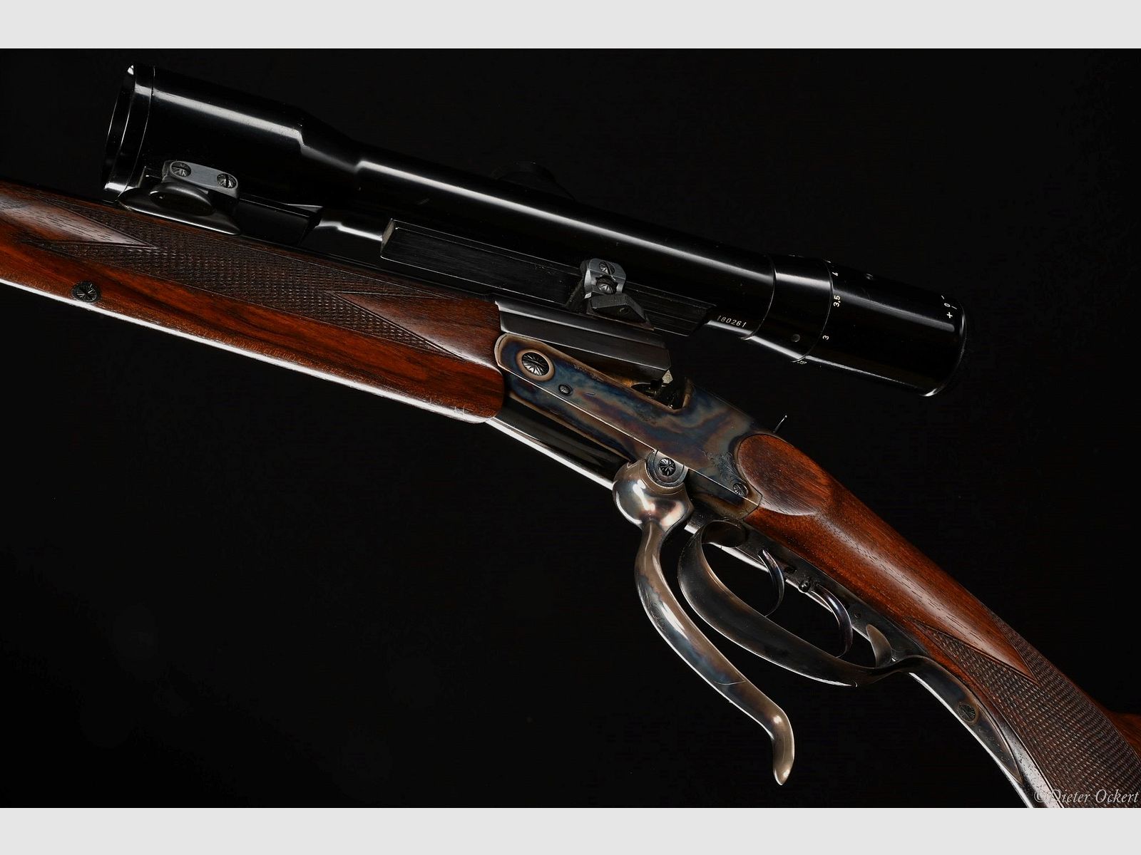Sauer Pirschgewehr Einzelschuss Unter Hebel Kipplauf 8 x 48 Sauer