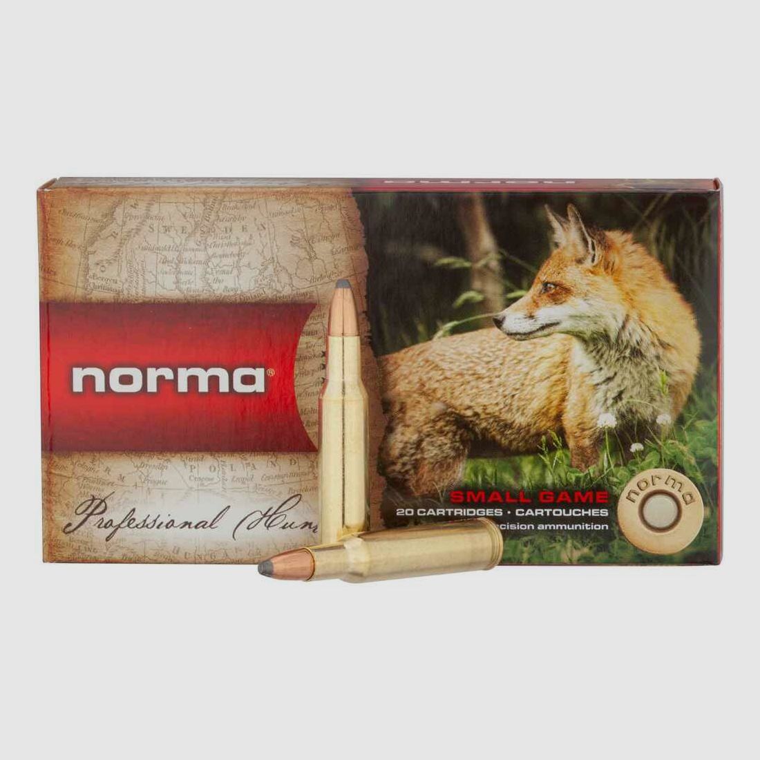 .222 Rem. proiettile a punta parziale 4,0g/62grs. Norma