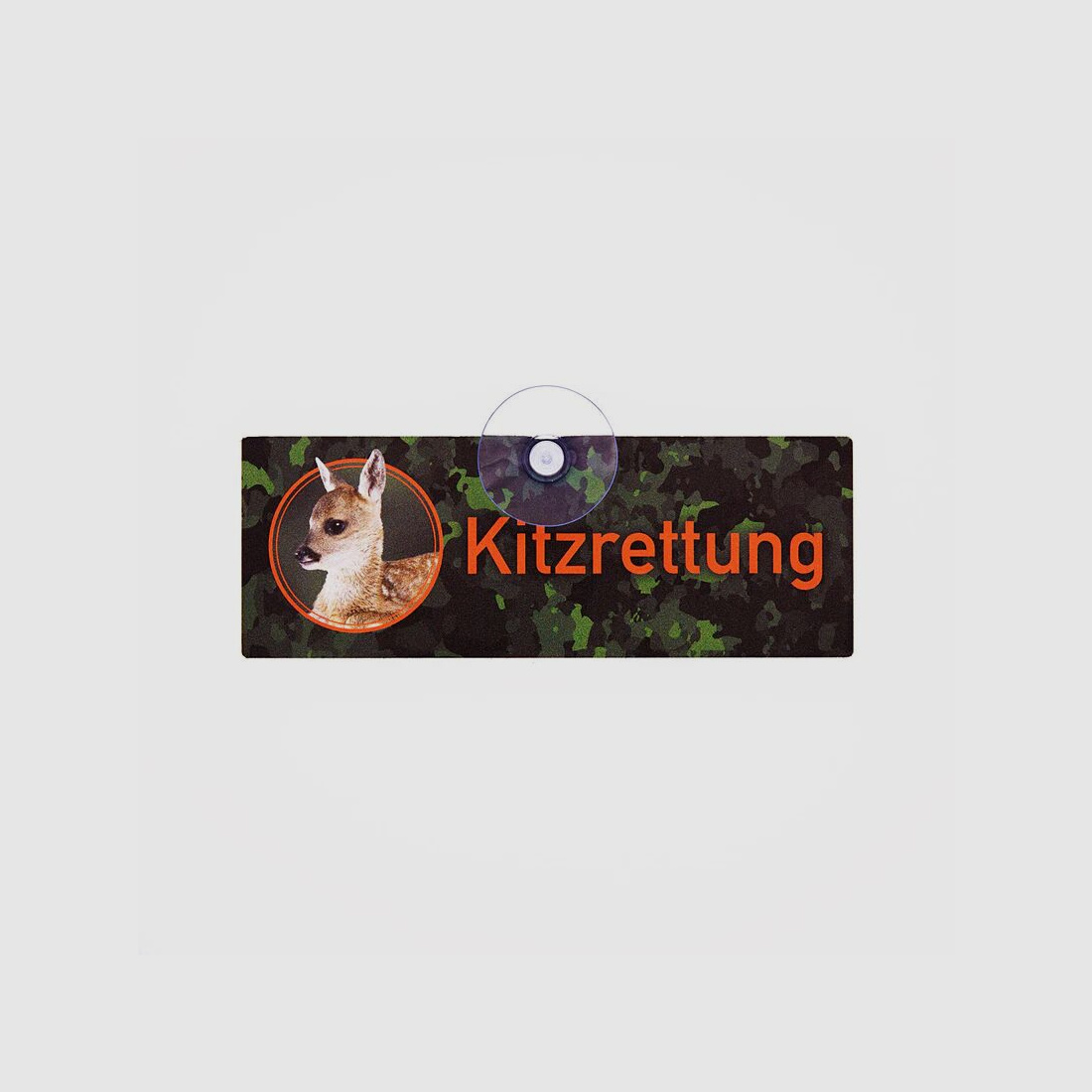 Wilde Hilde Autoschild mit Saugnapf - "Kitzrettung"