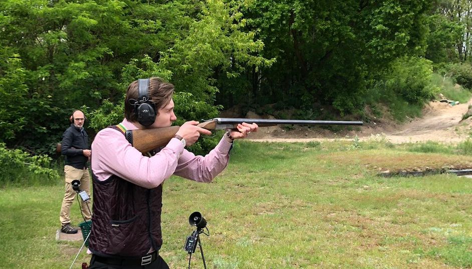 Flintenschießen in der Jagdprüfung