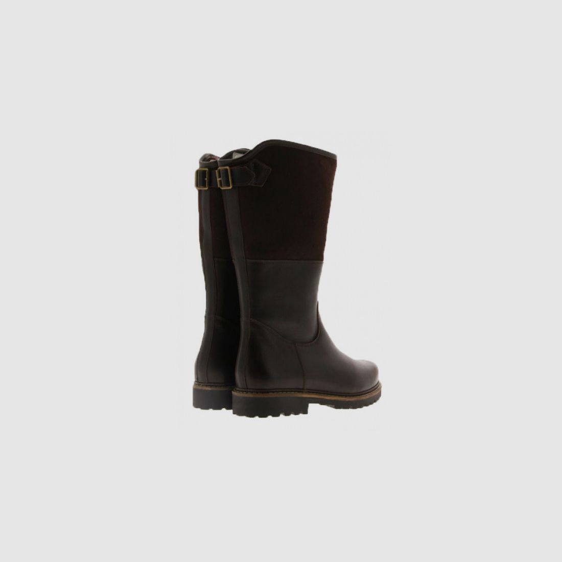 dirndl & bua Herren Stiefel mit Lammfell in Dunkelbraun, Bild 3 von 4
