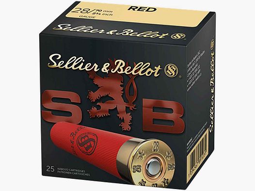 Sellier & Bellot 28/70 Plástico Rojo 3,5mm 21g