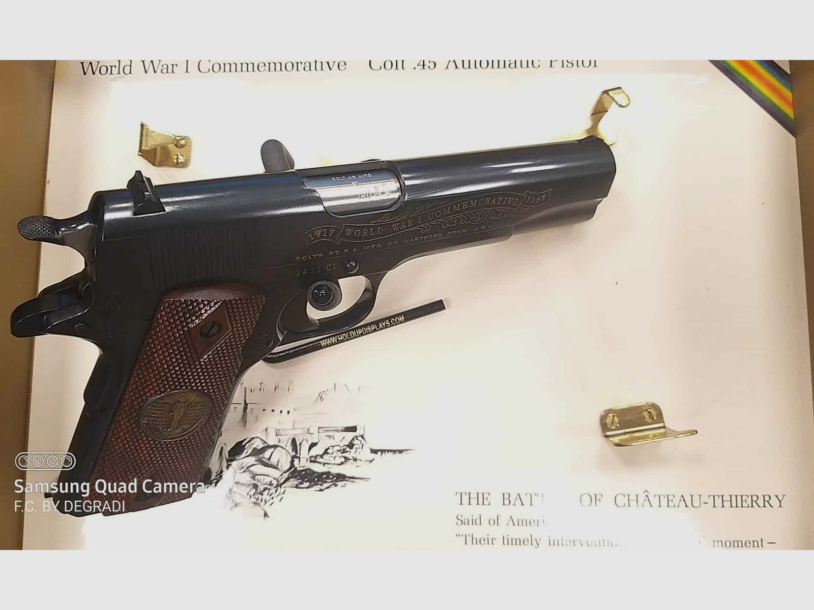COLT 1911 A1 DE SLAG BIJ CHATEAU-THIERRY 45 ACP, afbeelding 4 van 5