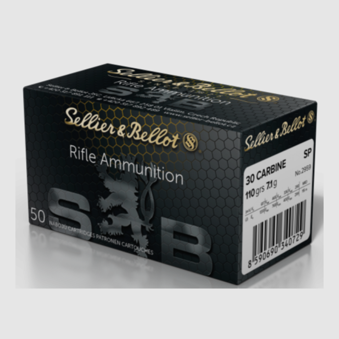 30 Carbine S&B SP 110gr VE50