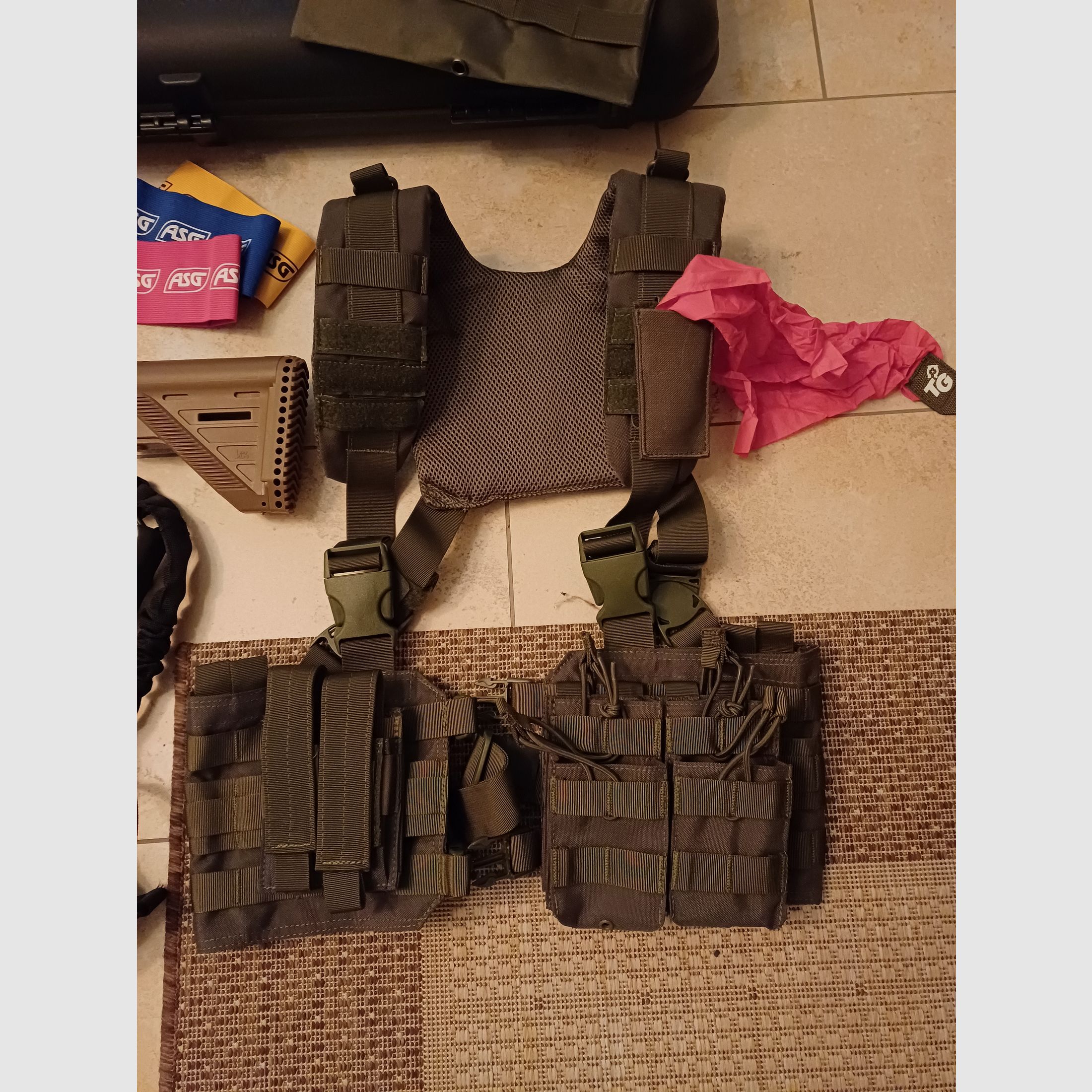 Airsoft VFC HK 416 A5 V3 mit Zubehör und österr. Armeerucksack
