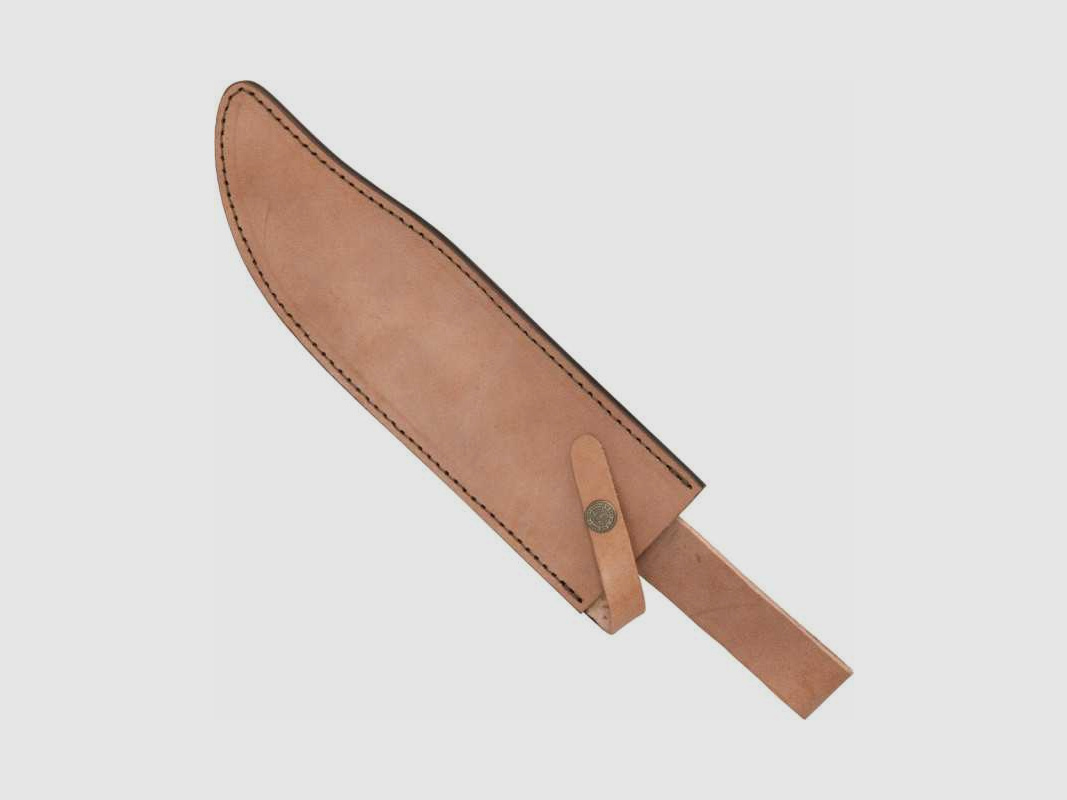 Haller Bowie Messer 420 Holzgriff und Lederscheide