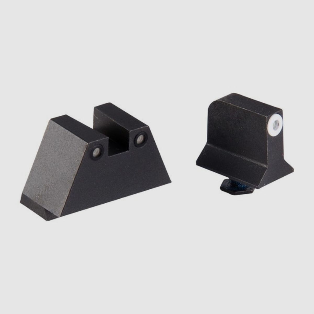 Night Fision Tritium Tłumik Celownik Glock biały front czarny tył