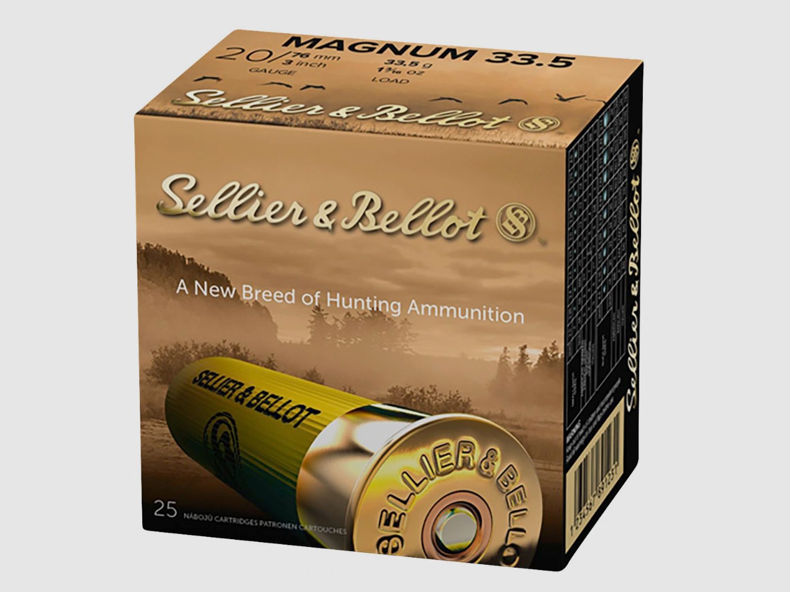 Sellier & Bellot 105245 20/76 SB Magnum 2.75 mm 33.5g