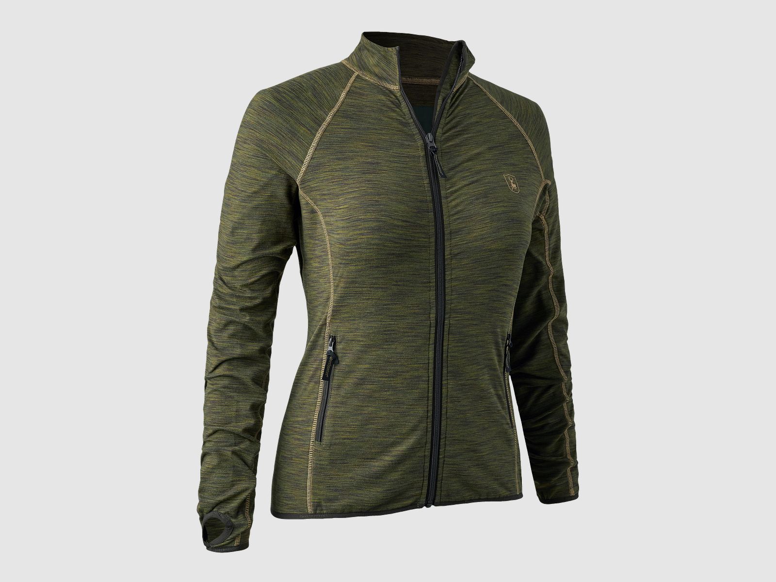 Deerhunter Lady Fleece Isolato Verde Melange 48