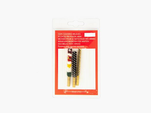Set di Spazzole Fritzmann per Aste di Pulizia/Panni in Lana, Spazzola in Nylon e Spazzola in Ottone