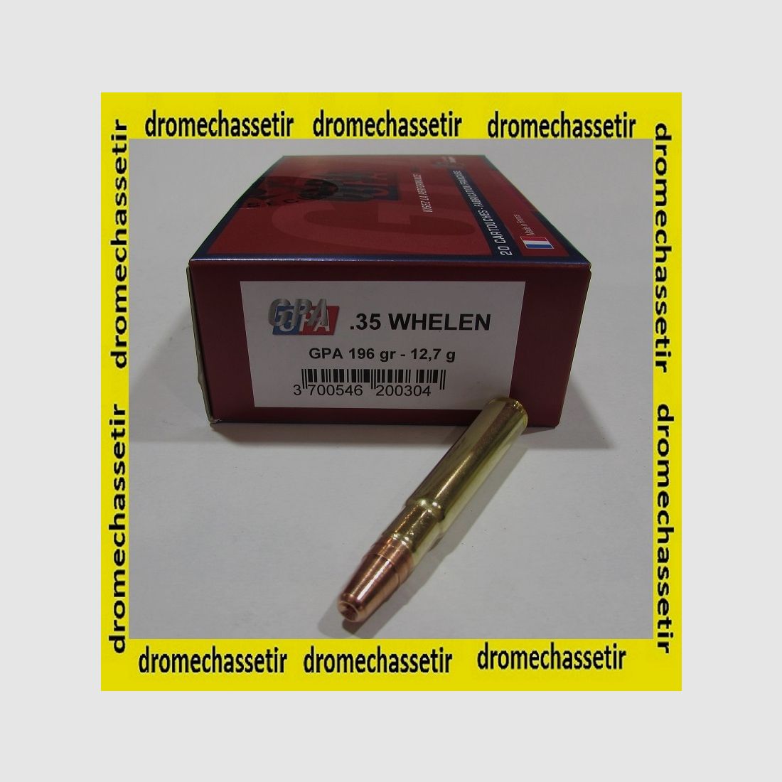 boite 20 cartouches de calibre 35 Whelen GPA 196 grains
