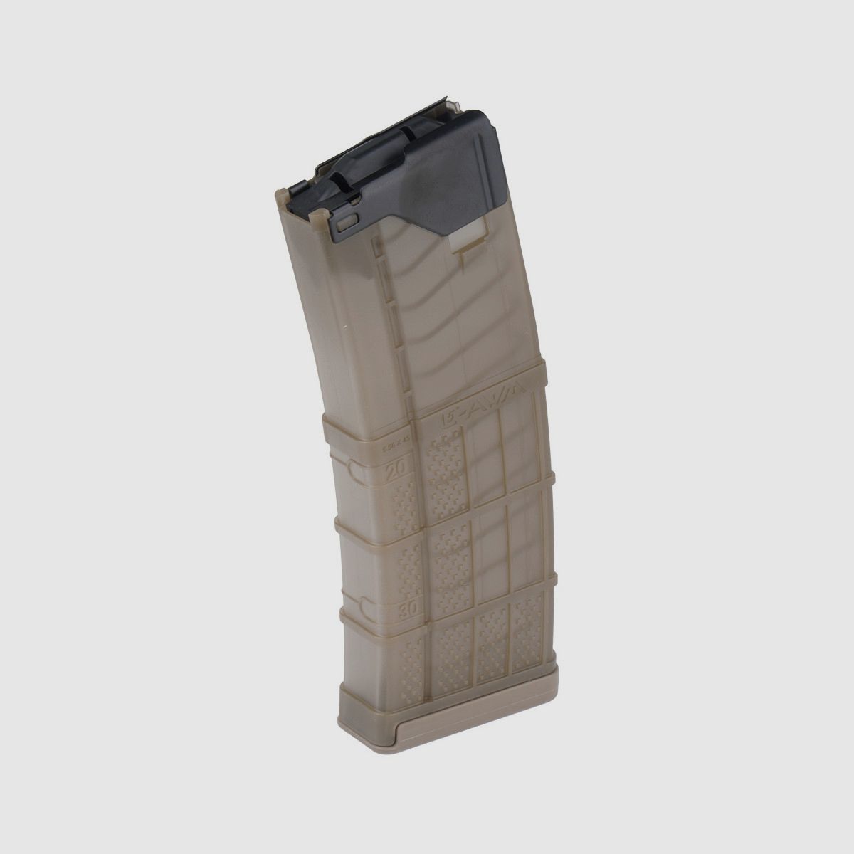 Lancer Systems – 30-Schuss-Magazin für AR15-Plattform – Translucent FDE – L5AWM30, Bild 1 von 2