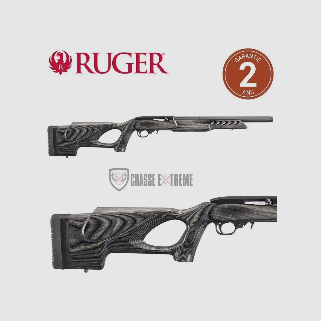Carabine RUGER 10/22 Target Lite Noir cal 22lr
