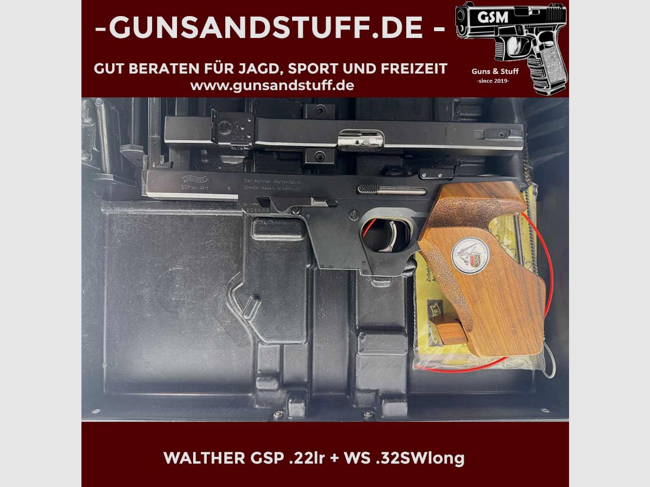 Walther GSP .22lr + système interchangeable .32SWlong, image 4 sur 4