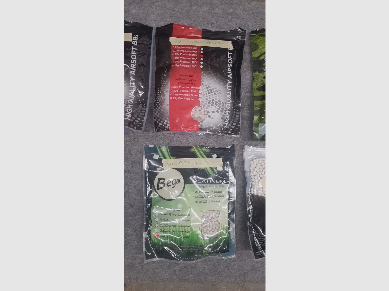 Zestaw kul amunicji sprzęt gracza sprężynowy gaz AEG S-AEG pistolet airsoft 6mm BB Airsoft