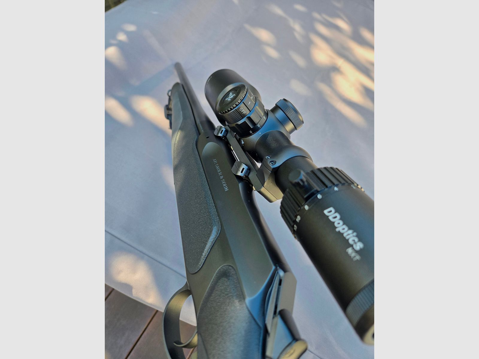 Sauer 505 Synchro XT Black 8x57 IS 47cm LL